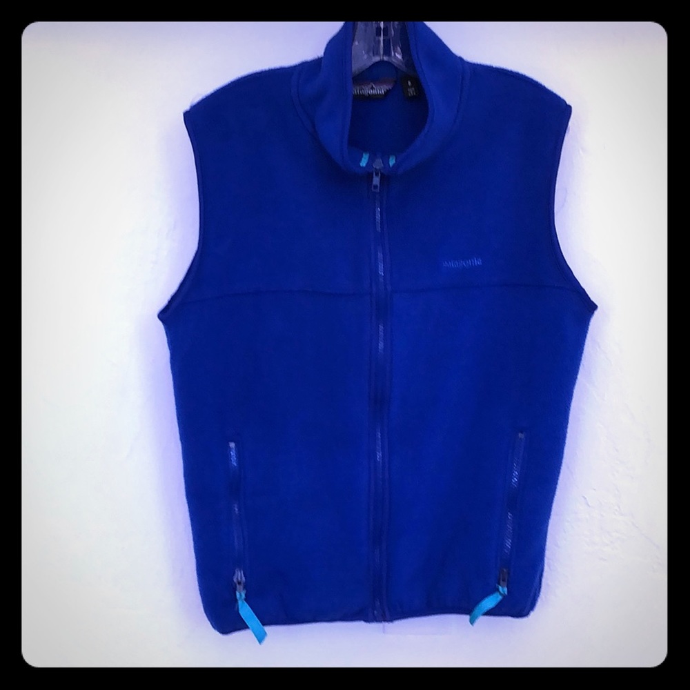 Get cozy! Patagonia royal blue synchilla fleece.